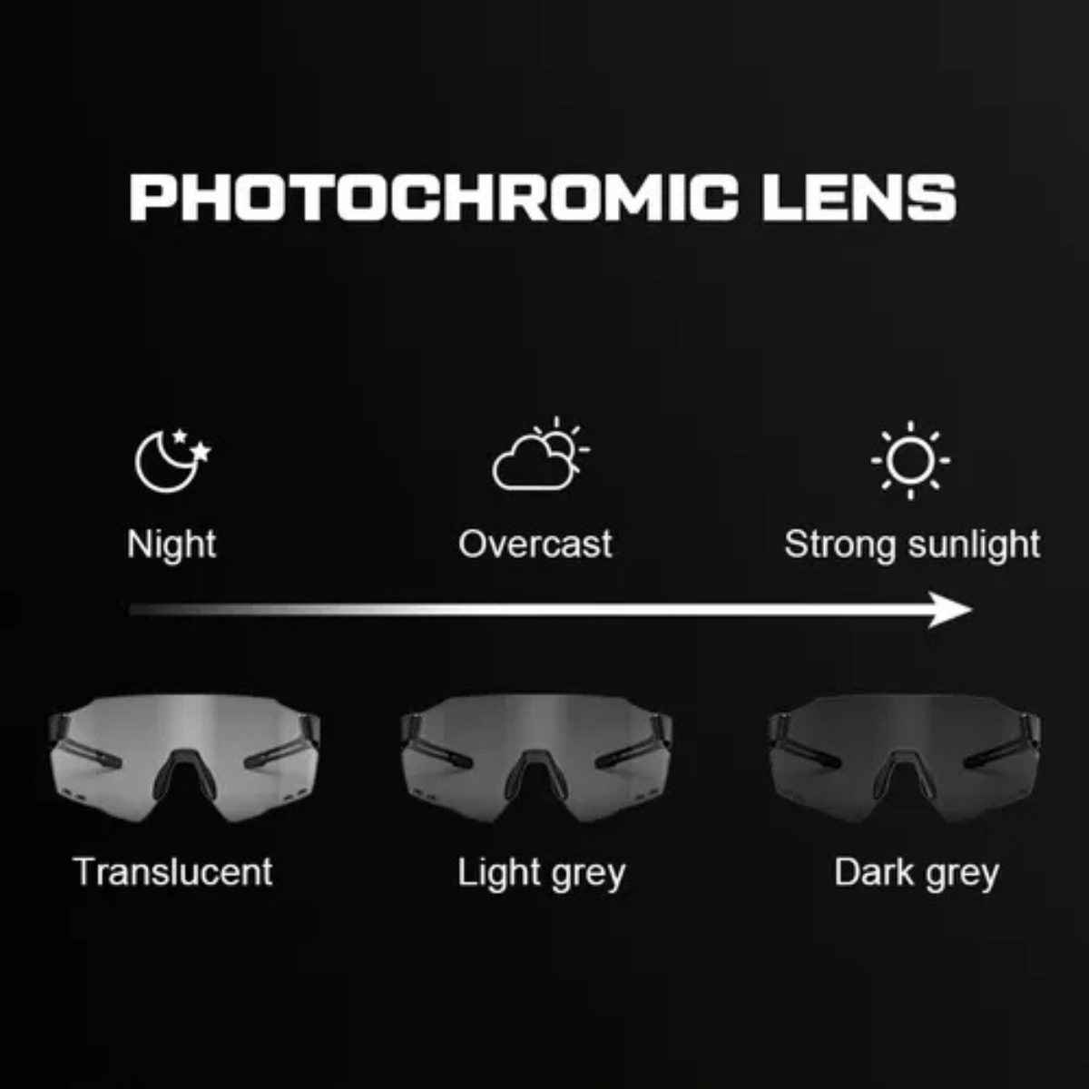 LENTES MAGICSHINE PHOTOCHROMIC BLACK