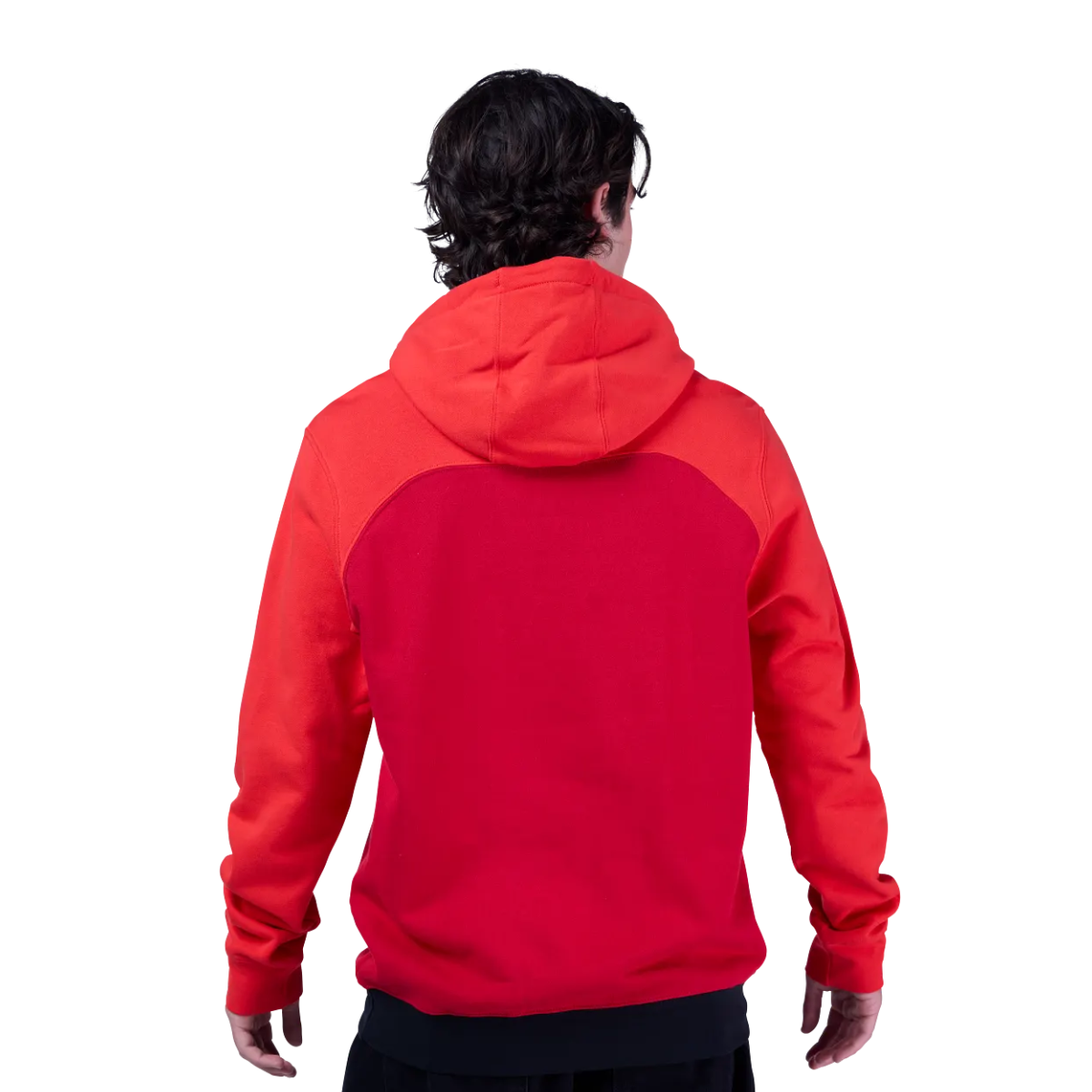 SUDADERA FOX PANELED PULLOVER  ROJO