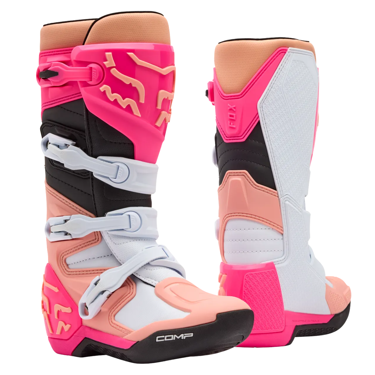 BOTAS DAMA FOX COMP ROSA