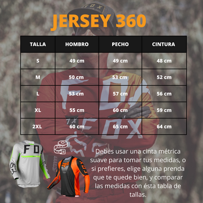 JERSEY FOX 360 EDICIÓN LIMITADA 50 YRS