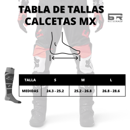CALCETAS FOX 180 RACE SPEC ROJO