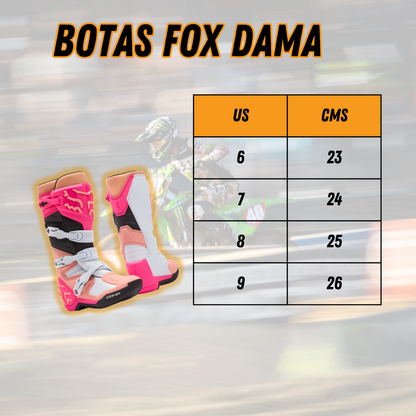 BOTAS FOX COMP MUJER ROSA 8