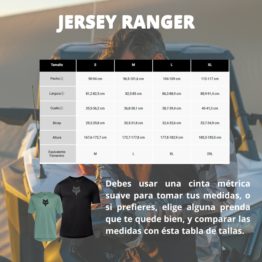 JERSEY FOX RANGER TRU DRI  NARANJA