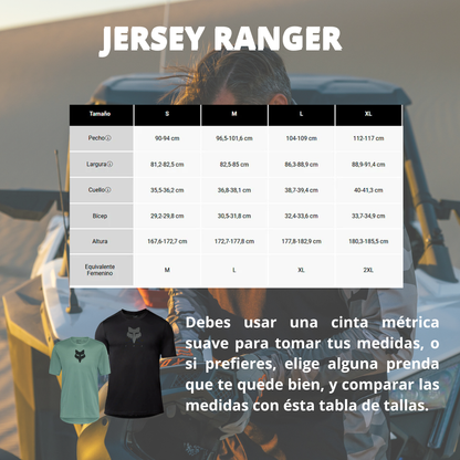 JERSEY FOX RANGER TRU DRI  NARANJA