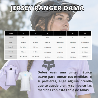 JERSEY FOX RANGER FOX HEAD MUJER MORADO