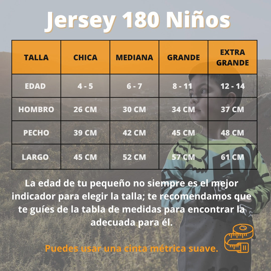 JERSEY FOX 180 SHIELD JOVEN AZUL