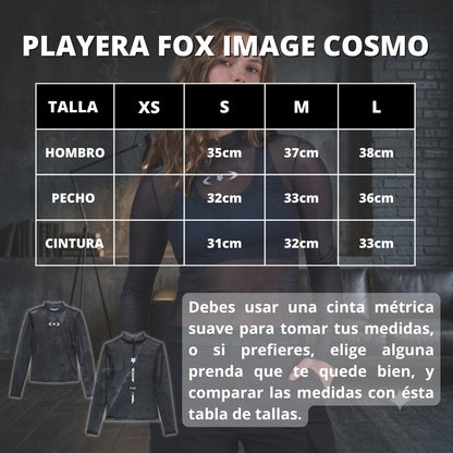 PLAYERA FOX IMAGE COSMO  MUJER GRIS