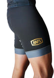 BIB SHORT 100% EXCEEDA NEGRO/GRIS