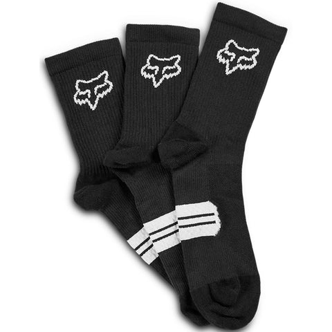 CALCETAS FOX RANGER 3 PACK 6" NEGRO
