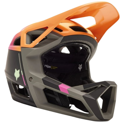 CASCO FOX PROFRAME RS CLYZO NARANJA