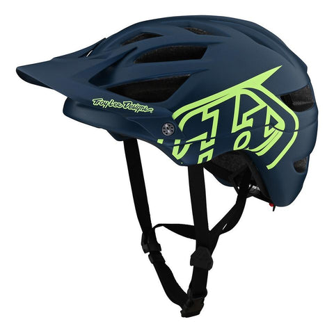 CASCO TROY LEE DESIGNS A1 DRONE AZUL/VERDE