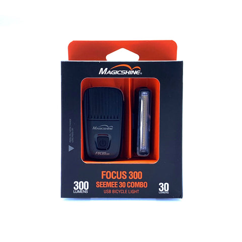 COMBO MAGICSHINE DE 300 LM TRASERA 30 LM