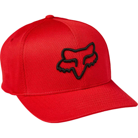 GORRA FOX FLEXFIT LITHOTYPE ROJO