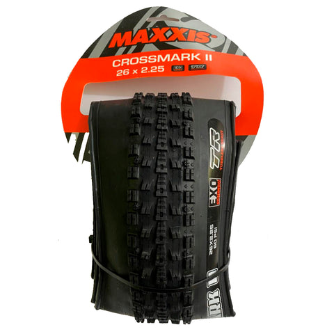 LLANTA MAXXIS CROSSMARK II 26X2.25 Pleg Negro 60 TPI EXO/TR