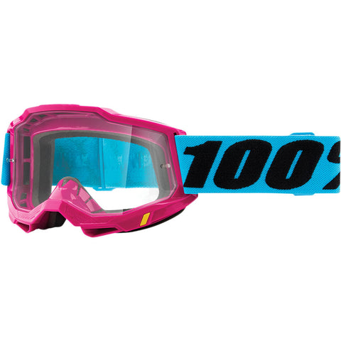 GOGGLES 100% ACCURI 2 LEFLEUR MICA TRANSPARENTE