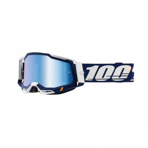 GOGGLES 100% RACECRAFT 2 CONCORDIA - MICA ESPEJO AZUL
