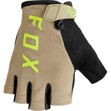 GUANTES FOX RANGER GEL CORTO ARENA
