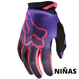 GUANTES NIÑA FOX 180 TOXSYK NEGRO