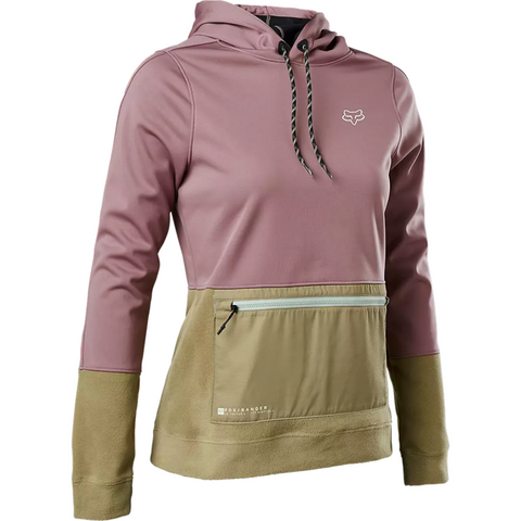 SUDADERA FOX RANGER WINDBLOC DAMA CIRUELA