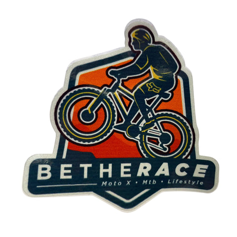 STICKER RIDER BTR NARANJA