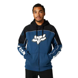 SUDADERA FOX ZIPPER DVIDE AZUL