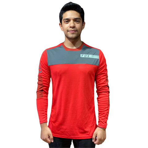 JERSEY FOX DEFEND MOTH ROJO