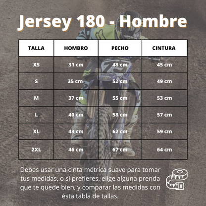 JERSEY FOX 180 HONDA ROJO