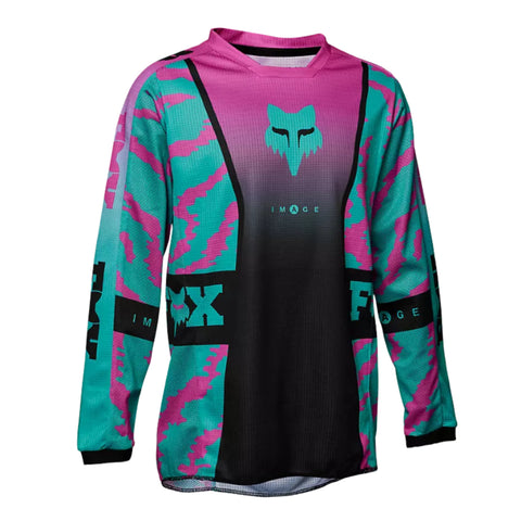 JERSEY FOX 180 NIÑO NUKLR TURQUESA