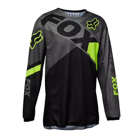 JERSEY FOX 180 NIÑO XPOZR GRIS