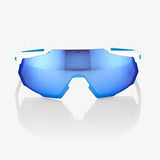 LENTES 100% RACETRAP MOVISTAR TEAM WHITE HIPER BLUE MULTILAYER