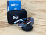 LENTES 100% RACETRAP MOVISTAR TEAM WHITE HIPER BLUE MULTILAYER