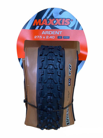 LLANTA MAXXIS ARDENT 27.5X2.4 PLEG CAFÉ 60TPI EXO/TR