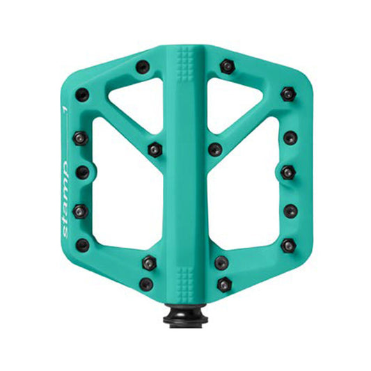 PEDALES CRANKBROTHERS STAMP 1 TURQUESA