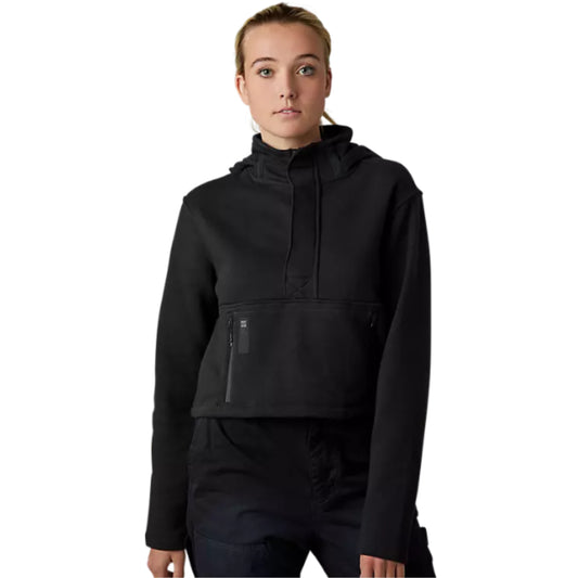 SUDADERA FOX DAMA CALIBRATED DWR NEGRO