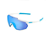 LENTES 100% RACETRAP MOVISTAR TEAM WHITE HIPER BLUE MULTILAYER