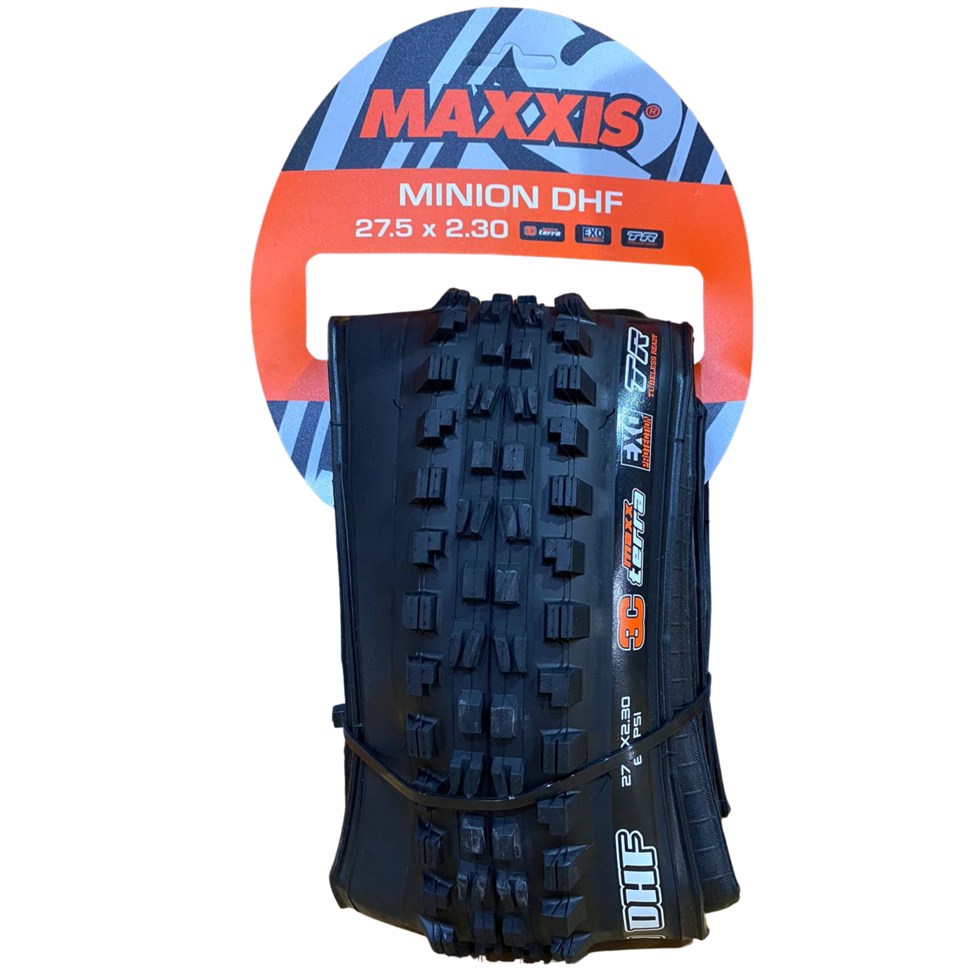 LLANTA MAXXIS MINION DHF 27.5X2.30PLEG NEG 60 TPI 3CT EXO TR BE