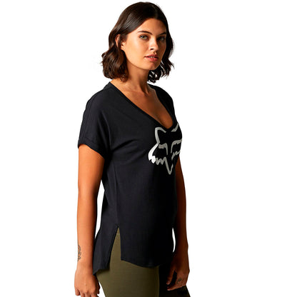 PLAYERA FOX BOUNDARY NEG/BLANCO CHICA