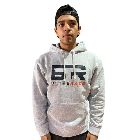 SUDADERA BE THE RACE GRIS